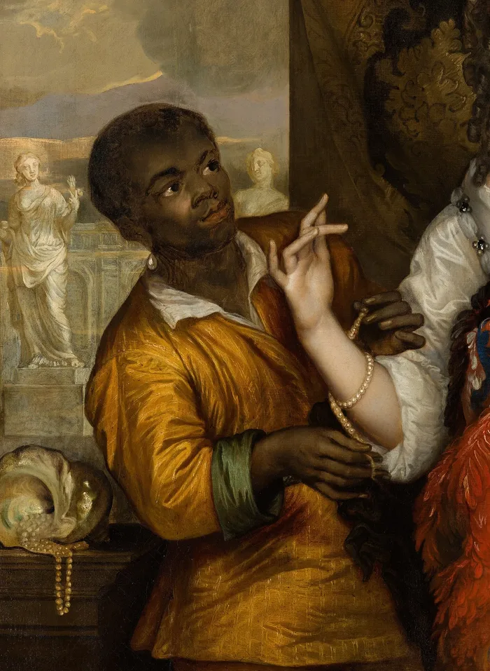 Posthumous Portrait of Mary I Stuart (1631- 1660) with a Servant