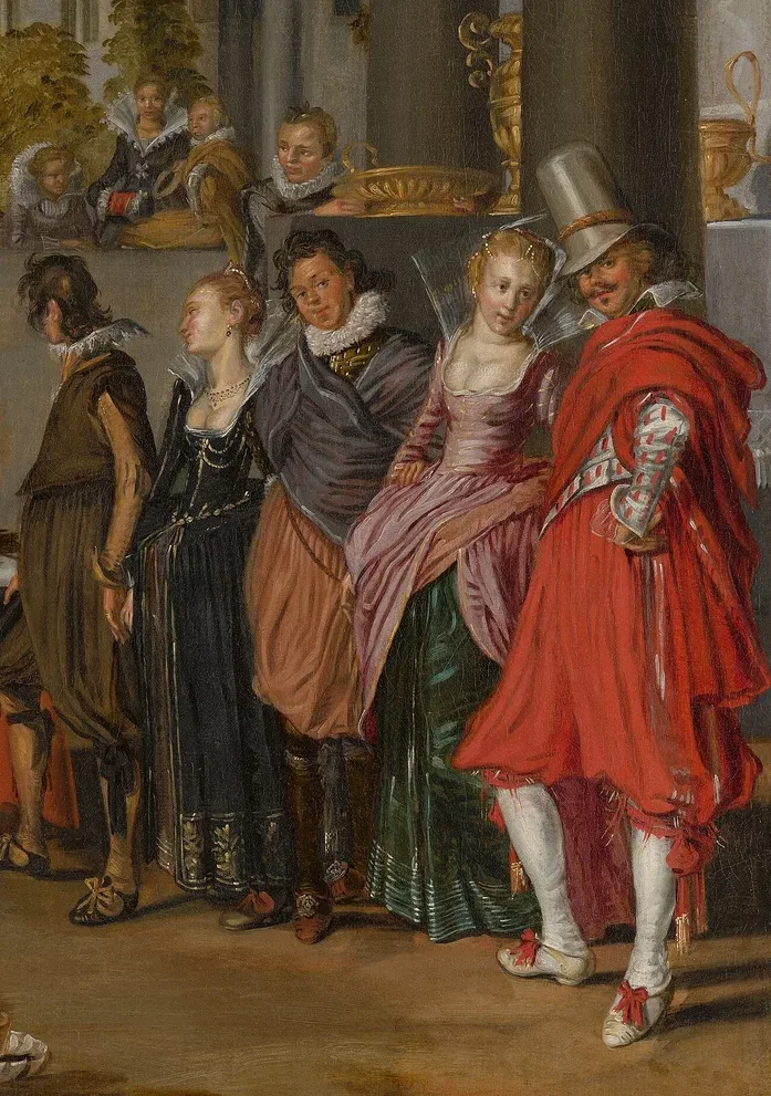 Merry Company on a Terrace