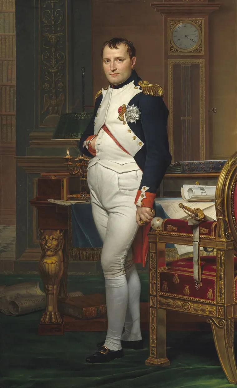 El emperador Napoleón en su gabinete de las Tullerías
