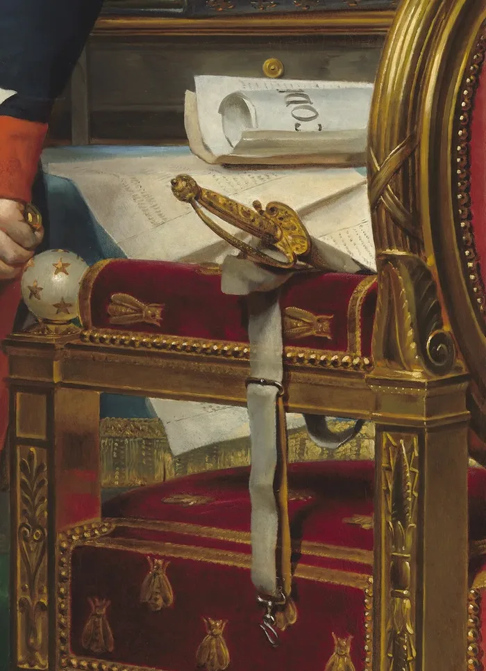 El emperador Napoleón en su gabinete de las Tullerías