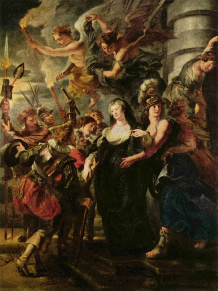 Maria de' Medici's flight from Blois, 21-22 February 1619, 1622-1625