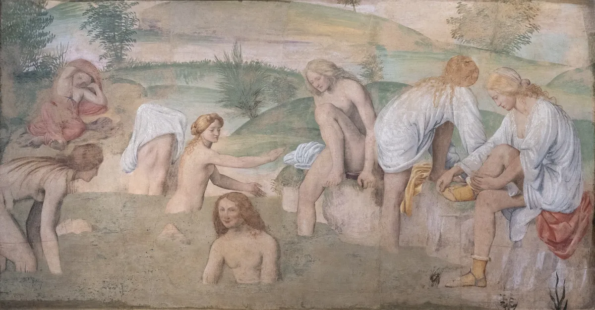 Nymphs Bathing