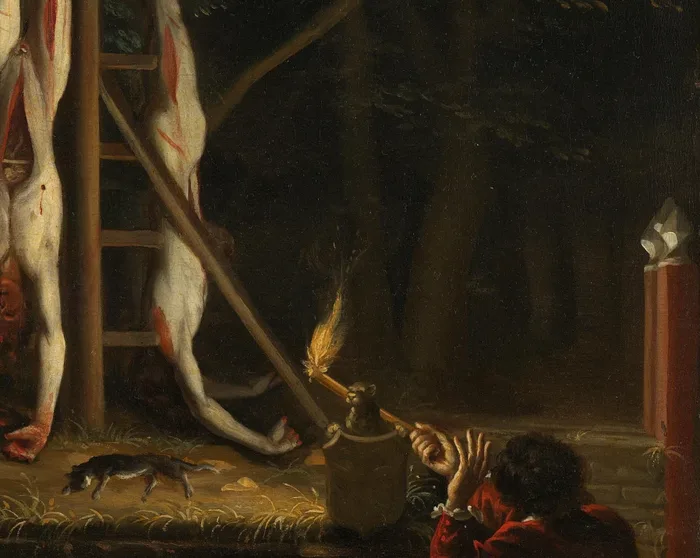 The Corpses of the de Witt Brothers, Jan and Cornelis, Hanging on the Groene Zoodje on the Vijverberg, The Hague, 1672