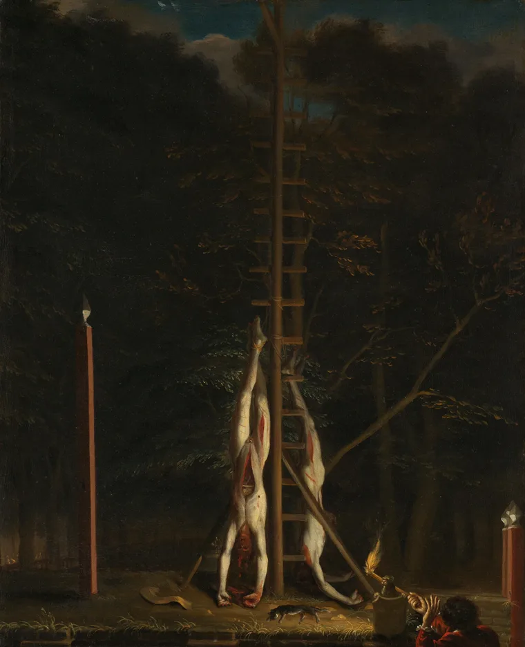 The Corpses of the de Witt Brothers, Jan and Cornelis, Hanging on the Groene Zoodje on the Vijverberg, The Hague, 1672