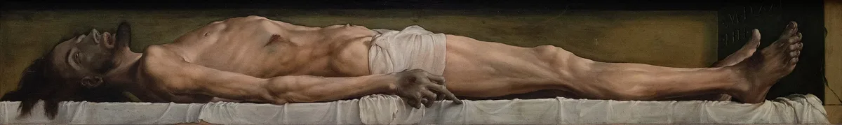 墓の中の死せるキリスト