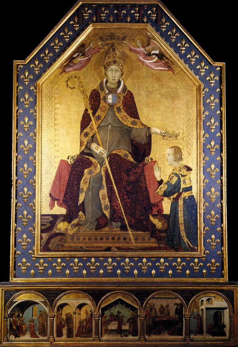 San Ludovico di Tolosa incorona Roberto d'Angiò