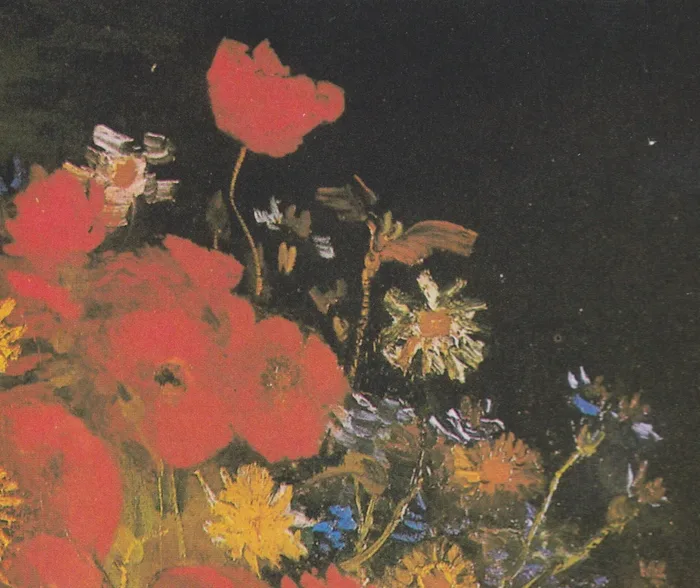 Still Life with Meadow Flowers and Roses