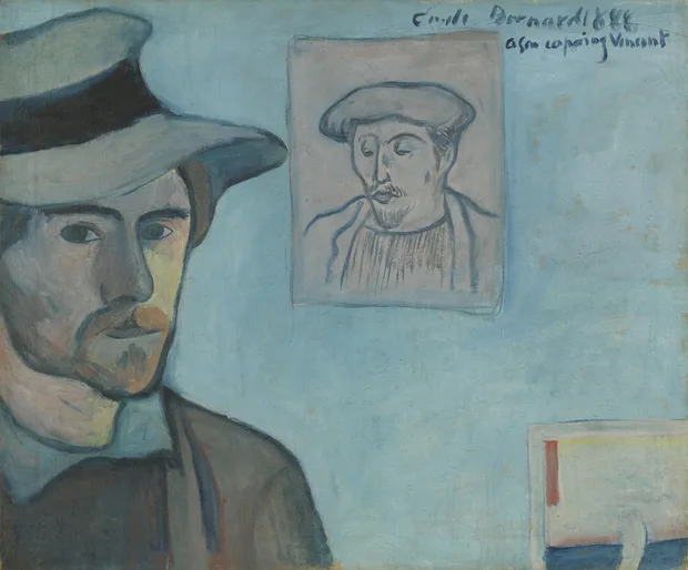 Self-Portrait with Portrait of Gauguin