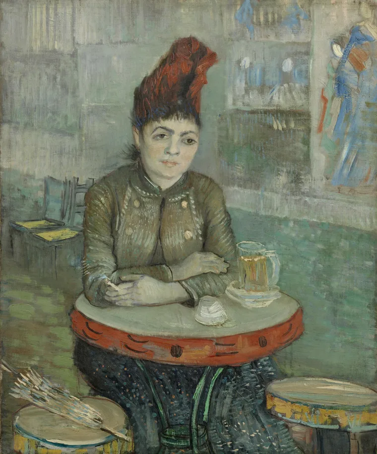 Agostina Segatori Sitting in the Café du Tambourin