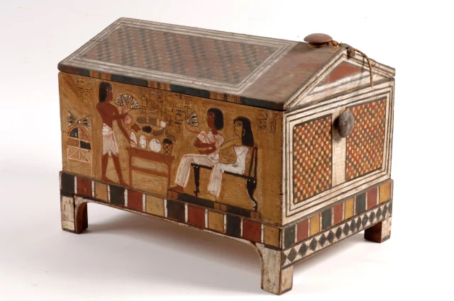 Painted Box of Kha and Merit