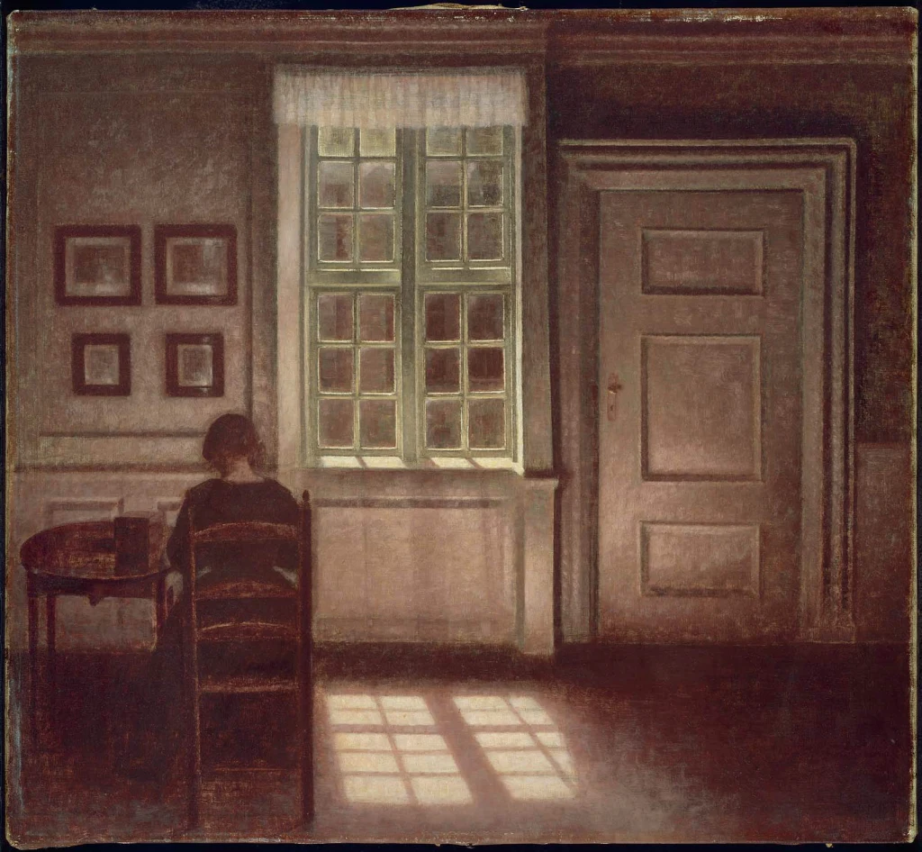Mujer en un interior