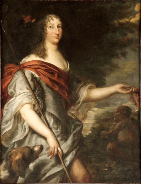 La regina Cristina di Svezia come Diana