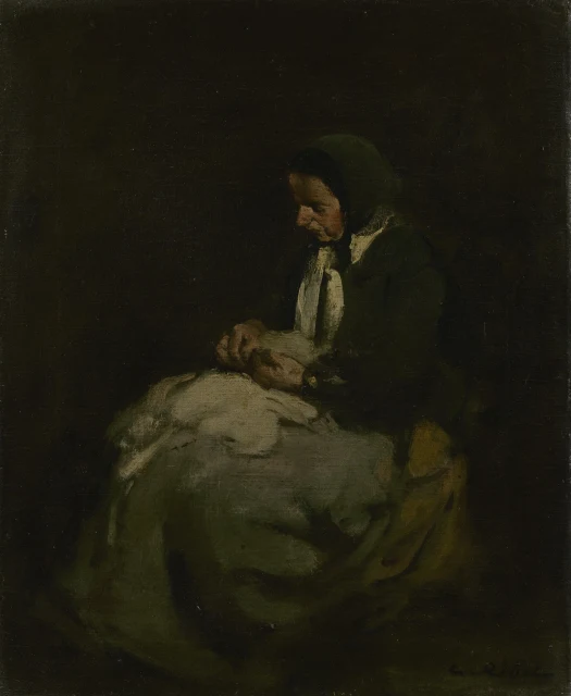 Woman Sewing
