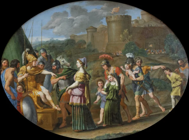 Timoclea Brought Captive before Alexander
