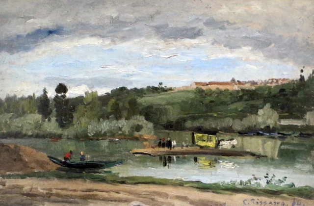 Die Fähre bei La Varenne-Saint-Hilaire