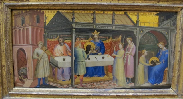 The Feast of Herod, with Herodias and Salome
