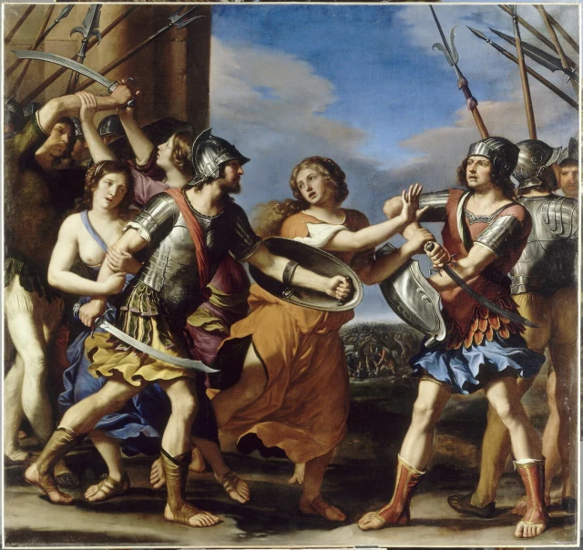Hersilia Separating Romulus and Tatius