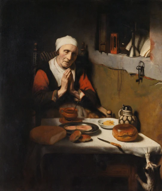 Old Woman Saying Grace, Known as ‘The Prayer without End’
