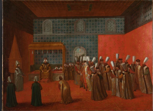 Ambassador Cornelis Calkoen in Audience with Sultan Ahmed III, 14 September 1727