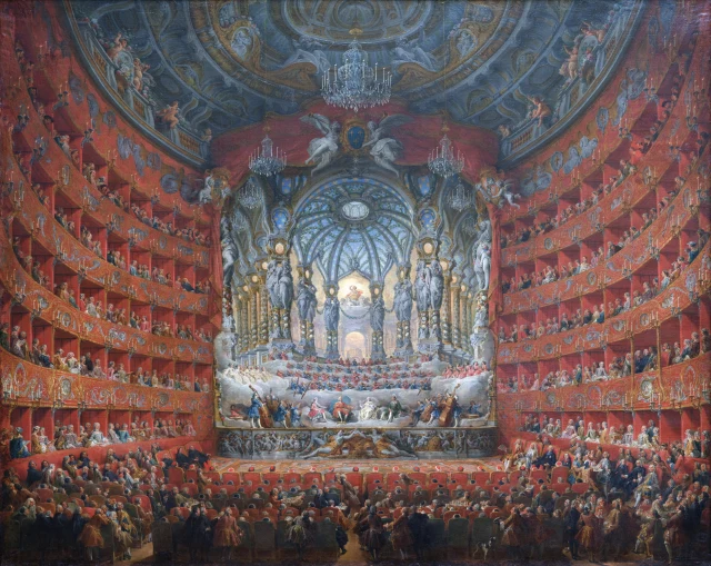 Musical Festival Given by Cardinal de La Rochefoucauld at the Teatro Argentina, Rome