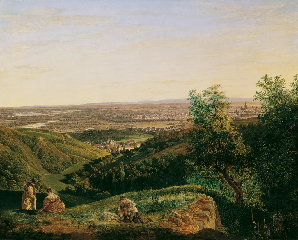 Veduta di Vienna dal Krapfenwaldl