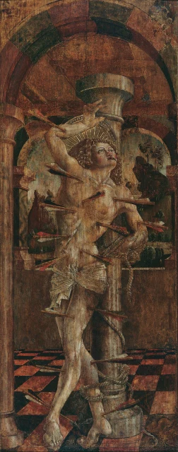 San Sebastiano (lato interno) e San Sebastiano (verso)