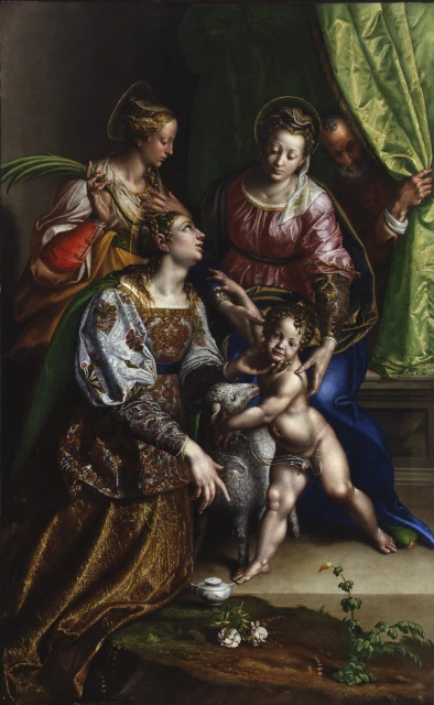 The Madonna and Child with Saints Joseph, Catherine and Agnes
