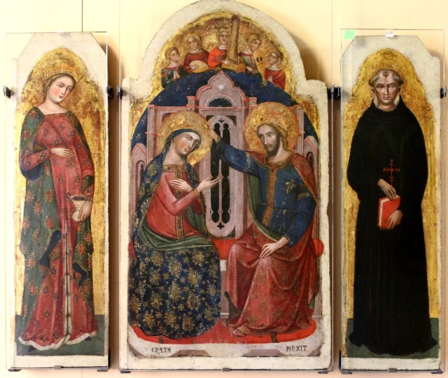 Coronation of the Virgin with Saint Lucy and Saint Nicholas of Tolentino