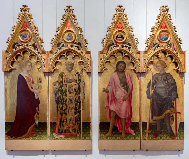 Sainte Marie-Madeleine, saint Nicolas, saint Jean-Baptiste et saint Georges (Polyptyque Quaratesi)