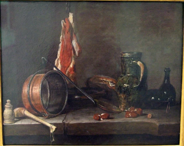 Meat-Day Fare with Kitchen Utensils
