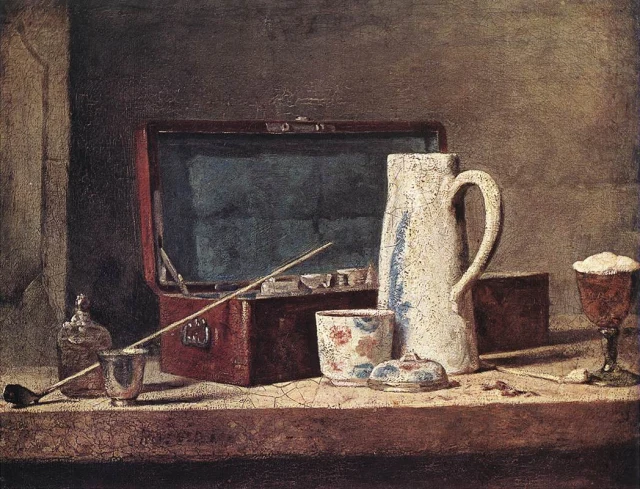 Pipes and Drinking Pitcher