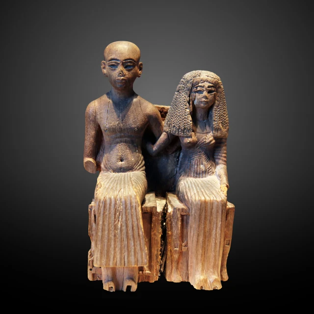 Pair Statue of Sementaouy and Rouiay