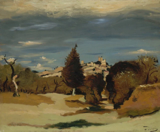 Trees and Village