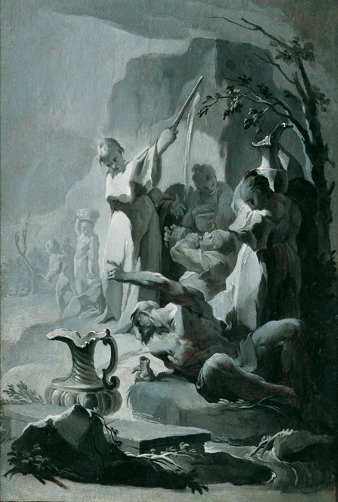 Moses Striking the Rock