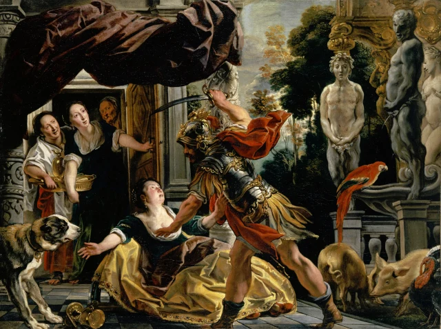 Odysseus Threatens Circe