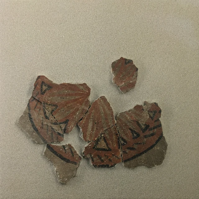 Wall Painting Fragments with a Half-Rosette, from Dura-Europos