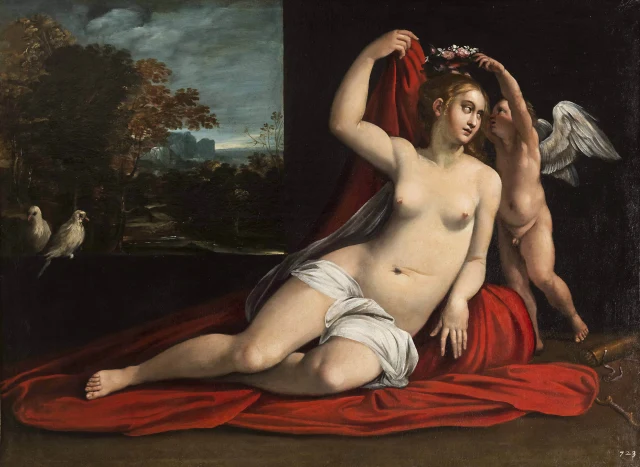 Venus Crowned by Cupid