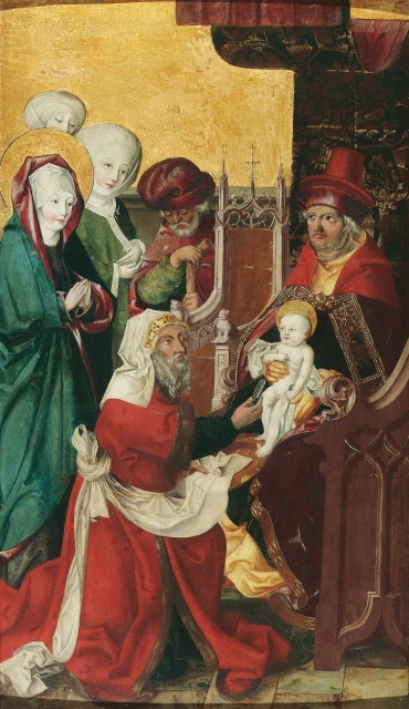 La Circoncisione di Cristo (interno) e la Vergine Maria da una Visitazione (esterno)