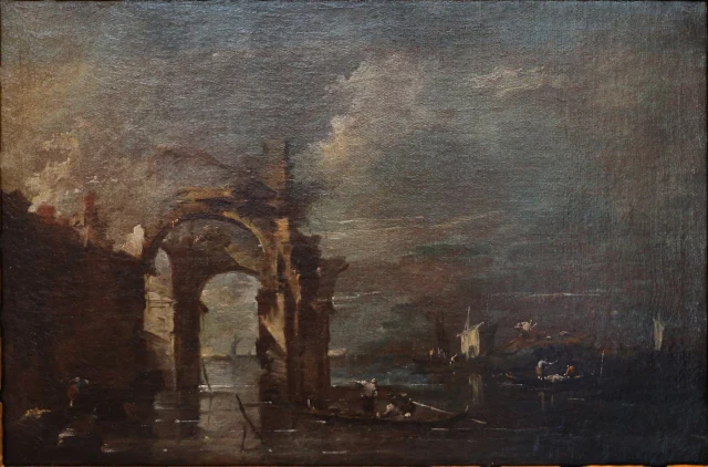 Capriccio with a Ruined Arch in the Lagoon