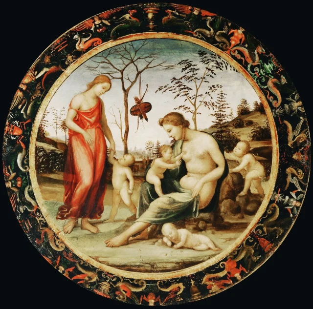 O Amor e a Caridade (antes chamado Vênus terrestre com Eros e Vênus celeste com Anteros)