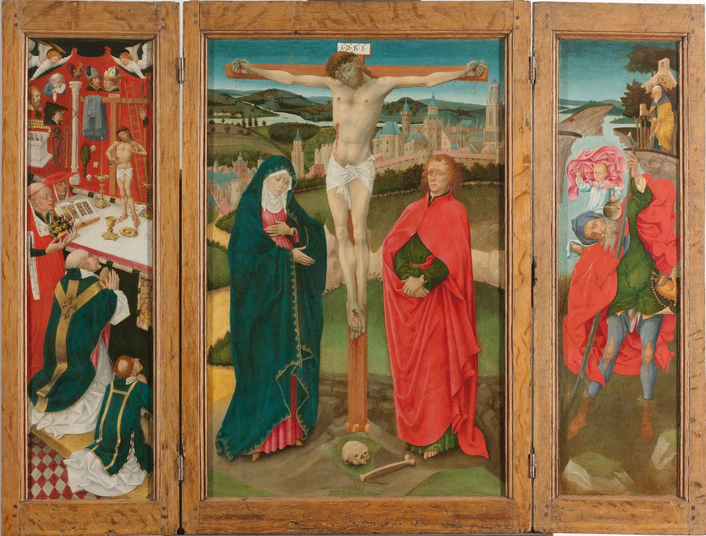 Triptyque avec la Crucifixion