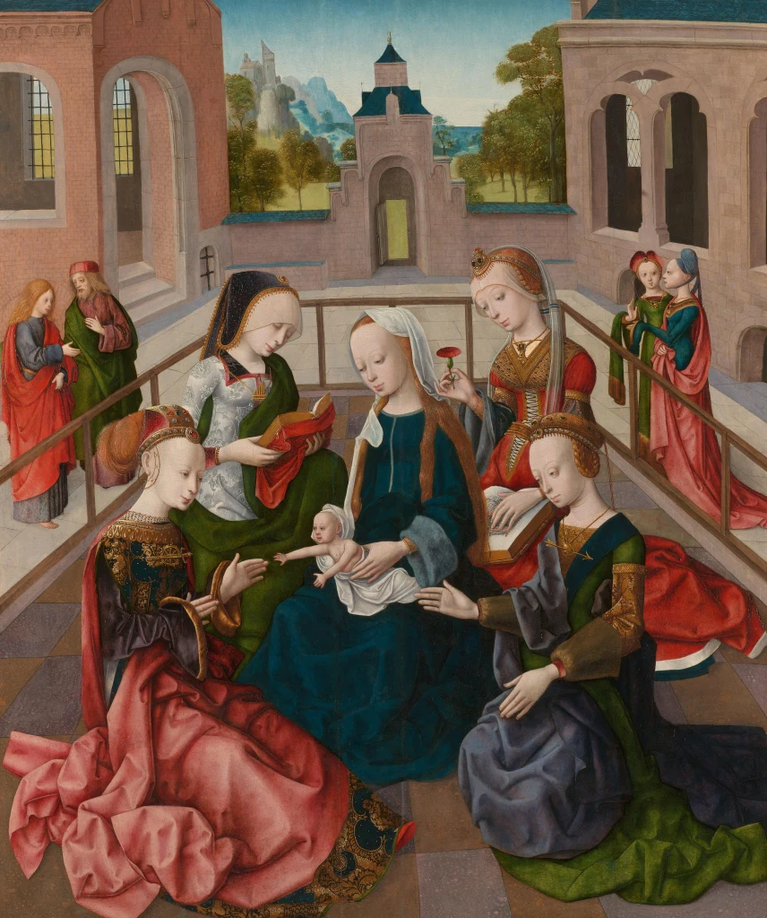 La Vierge à l'Enfant avec quatre saintes vierges