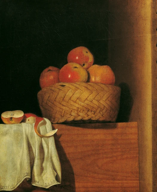Still Life with Basket of Apples