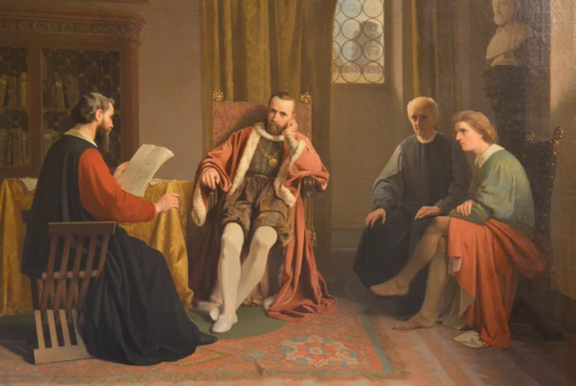 Benedetto Varchi Reading His Storia fiorentina to Cosimo I de' Medici