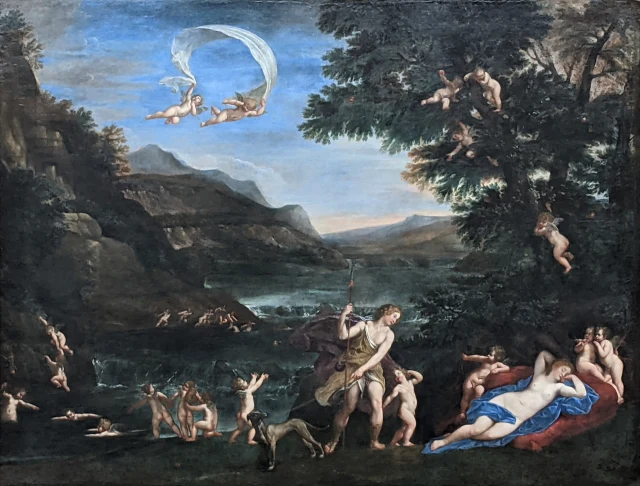 Adonis Led by Cupids to Venus