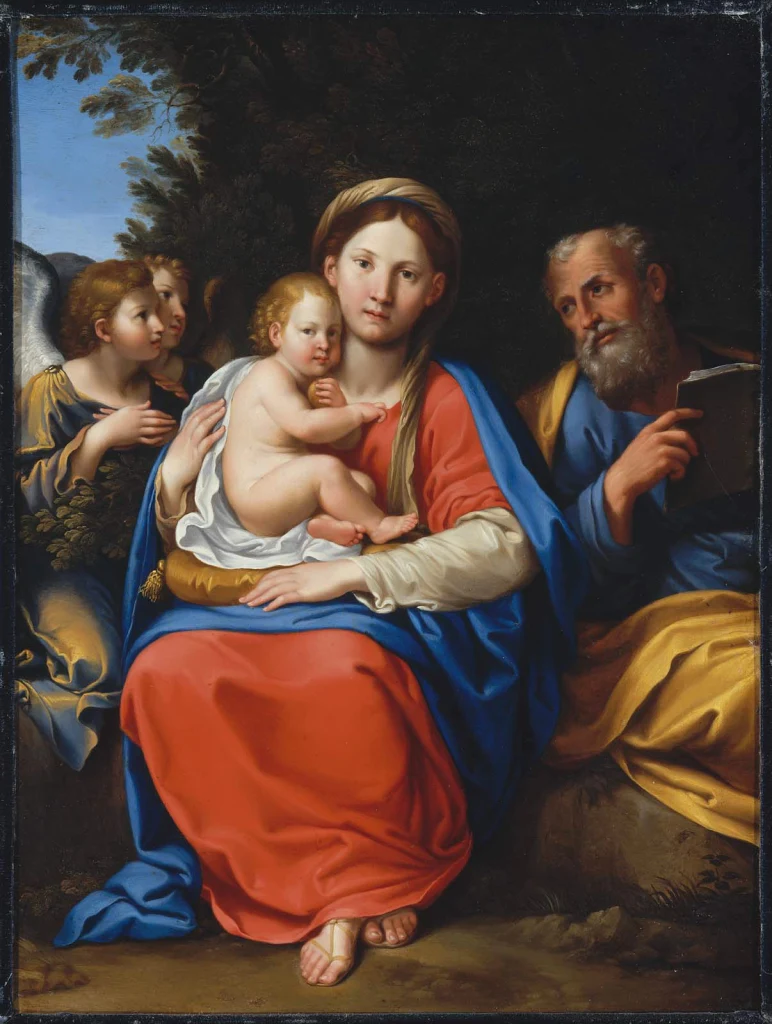 Sainte Famille avec des anges