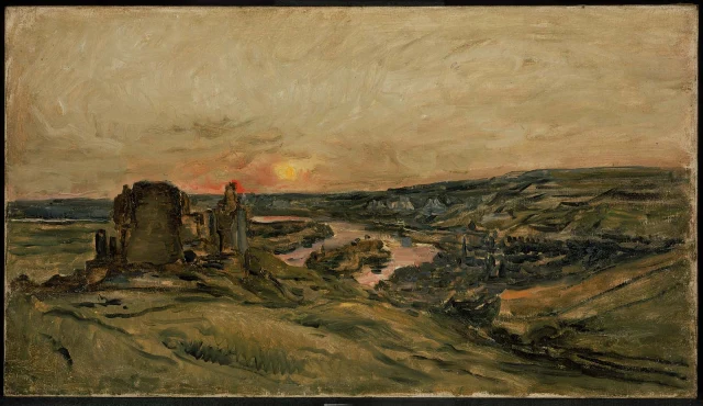 Château-Gaillard al tramonto