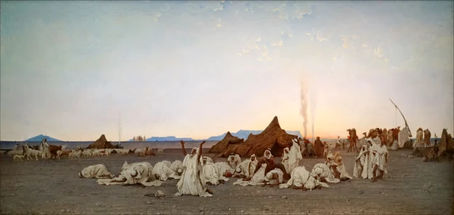 Evening Prayer in the Sahara