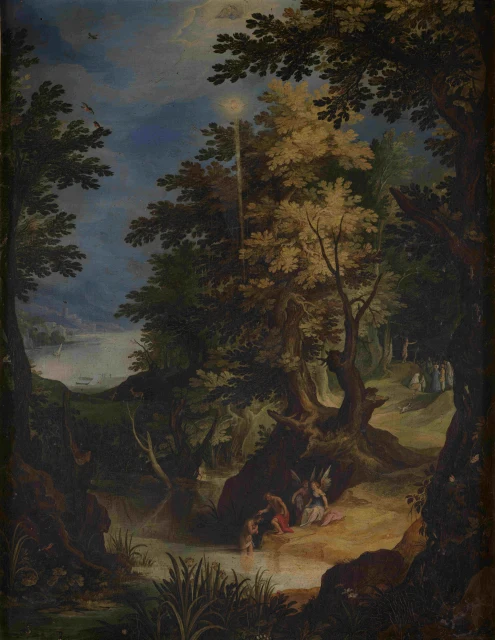 Landscape with the Baptism of Christ and the Preaching of the Baptist