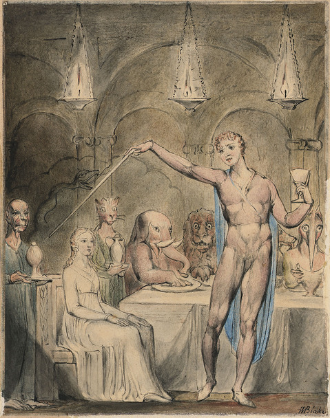 The Magic Banquet with the Lady Spell-Bound